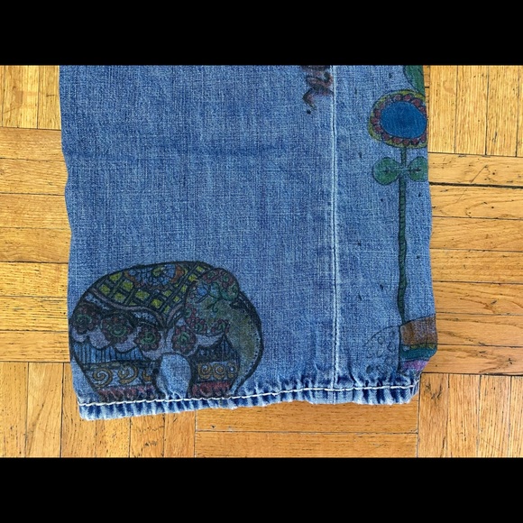 True Religion 34” up-cycled unisex jeans. - Picture 12 of 14